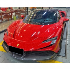 OEM Style Dry Carbon Fiber Front Lip For Ferrari SF90