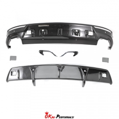 Performante Style Dry Carbon Fiber Rear Diffuser Set For Lamborghini URUS S 2023-2025