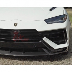 Performante Style Dry Carbon Fiber Front Lip & Front Bumper Trim For Lamborghini URUS S 2023-2025