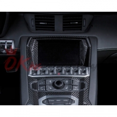 Dry Carbon Fiber Center Console Navigation Screen Display Inner Panel For Lamborghini Aventador LP700-4