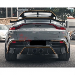 Mansory Style Dry Carbon Fiber Rear Spoiler GT Wing For Aston Martin DBX