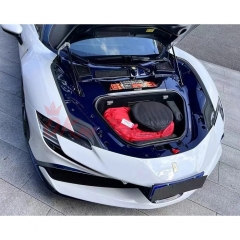 Dry Carbon Fiber Front Trunk Storage Box Cover For Ferrari SF90