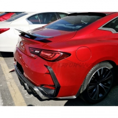 GT Style Carbon Fiber Rear Spoiler GT Wing For INFINITI Q60 2016-2022