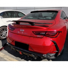 Carbon Fiber Roof Spoiler For INFINITI Q60 2016-2022