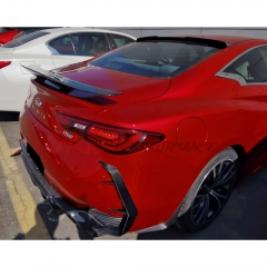 GT Style Carbon Fiber Rear Spoiler GT Wing For INFINITI Q60 2016-2022