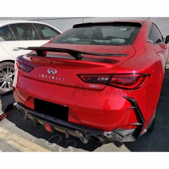 GT Style Carbon Fiber Rear Spoiler GT Wing For INFINITI Q60 2016-2022