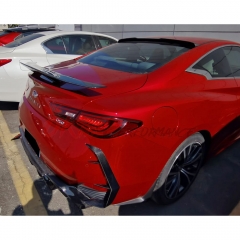 Carbon Fiber Roof Spoiler For INFINITI Q60 2016-2022