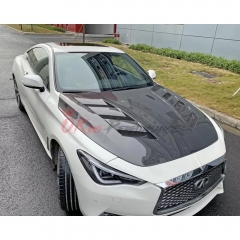 AMS Style Carbon Fiber (Cfrp) Hood For Infiniti Q50 2014-2024