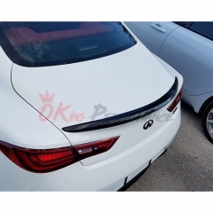 US OEM Style Carbon Fiber Trunk Spoiler For Infiniti Q60 2016-2022