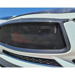 Dry Carbon Fiber Front Grill Overlay For Infiniti Q60 2016-2022