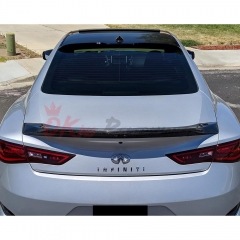 ASPEC Style Carbon Fiber Trunk Spoiler Rear Wing For Infiniti Q60 2016-2022