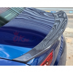 CT1 Style Carbon Fiber Trunk Spoiler Rear Wing For Infiniti Q60 2016-2022