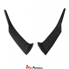 OEM Style Dry Carbon Fiber Side Skirt Air Intake Trim For Lamborghini Huracan EVO Spyder 2019-2020