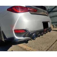 CMST Style Carbon Fiber Rear Diffuser For Infiniti Q60 2016-2022