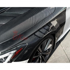 Vented Style Carbon Fiber Fender For Infiniti Q60 2016-2022