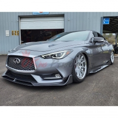 CMST Style Carbon Fiber Front Lip For Infiniti Q60 2016-2022