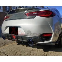 CMST Style Carbon Fiber Rear Diffuser For Infiniti Q60 2016-2022