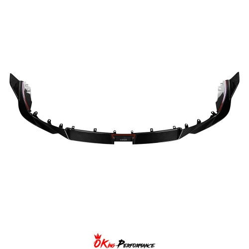 SQ Style Dry Carbon Fiber Front Lip For BMW M8 F90 F91 F92 F93 2020-2024