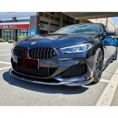 TAKD V2 Style Dry Carbon Fiber Front Lip For BMW 8 Series G14 G15 G16 2018-2022