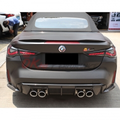 M Style Dry Carbon Fiber Rear Spoiler Trunk Wing For BMW 4 Series G23 M4 G83 2020-2024