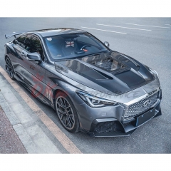 CMST Transparent Style Carbon Fiber Hood For Infiniti Q60 2016-2022