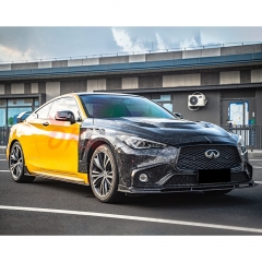 Carbon Fiber Front Bumper For Infiniti Q60 2016-2022