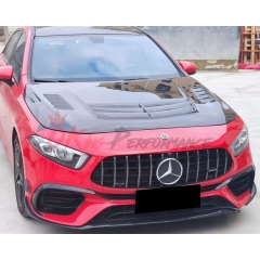 Varis Style Carbon Fiber Hood For Mercedes Benz A-CLASS W177 2018-2020