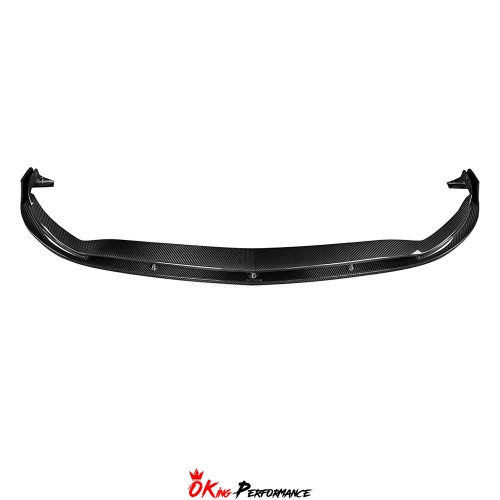 PakTechz Style Dry Carbon Fiber Front Lip For Mercedes Benz A-CLASS W177 A35 2018-2020