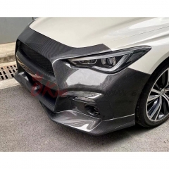 Blitz Style Carbon Fiber Front Bumper For Infiniti Q60 2016-2022