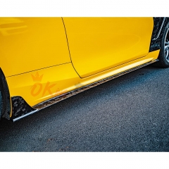 Carbon Fiber Side Skirt For Infiniti Q60 2016-2022