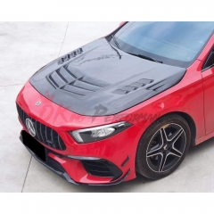 Varis Style Carbon Fiber Hood For Mercedes Benz A-CLASS W177 2018-2020