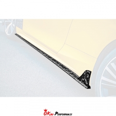 Carbon Fiber Side Skirt For Infiniti Q60 2016-2022