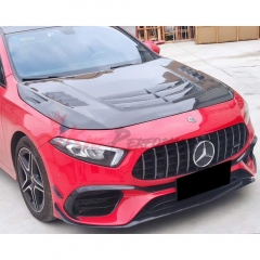 Varis Style Carbon Fiber Hood For Mercedes Benz A-CLASS W177 2018-2020