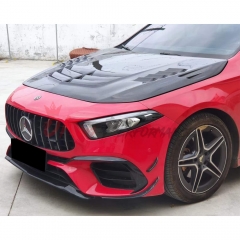 Varis Style Carbon Fiber Hood For Mercedes Benz A-CLASS W177 2018-2020