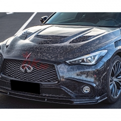 VA Style Carbon Fiber Hood For Infiniti Q60 2016-2022