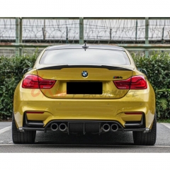 Dry Carbon Fiber Rear Bumper Splitter For BMW M3 M4 F80 F82 F83 2014-2020