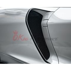 Dry Carbon Fiber Side Rear Vent Cover Air Intake Trim For Mclaren GT