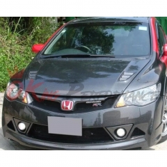 RR Style Carbon Fiber (CFRP) Hood For Honda Civic FD2 2006-2010