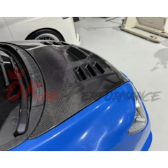 Ings Style Carbon Fiber (CFRP) Hood For Honda Civic FD2 2006-2010