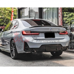 MP Style Dry Carbon Fiber Rear Diffuser Set For BMW 3 Series G20 LCI 2023-ON