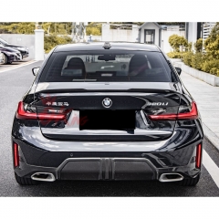 MP Style Dry Carbon Fiber Rear Diffuser Set For BMW 3 Series G20 M340i LCI 2023-ON