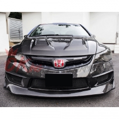 A Style Carbon Fiber (CFRP) Hood For Honda Civic FD2 2006-2010