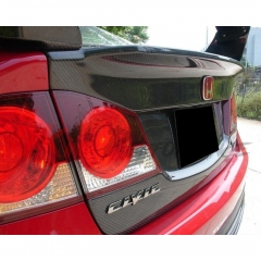 Duck Tail Style Carbon Fiber (CFRP) Trunk Boot Lid For Honda Civic FD2 2006-2010