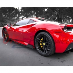 Dry Carbon Fiber Side Skirt For Ferrarir 488 GTB Spider 2015-2019