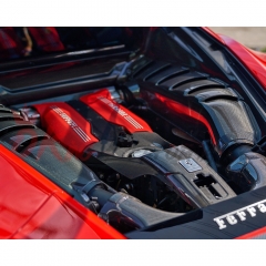 Dry Carbon Fiber Engine Bay Kit (Replacement) For Ferrari 488 GTB 2015-2019