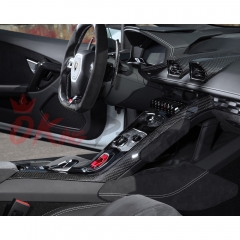 Dry Carbon Fiber Center Console Panel Side Strip For Lamborghini Huracan LP610-4 Lp580-2 Coupe 2014-2017