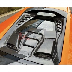 Tecnica Style Dry Carbon Fiber Rear Engine Cover For Lamborghini Huracan LP610-4 LP580 EVO