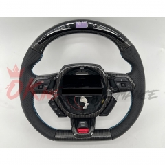 Dry Carbon Fiber Steering Wheel Center Trim (Replacement) For Lamborghini Huracan LP610-4 LP580-2 Coupe 2014-2017