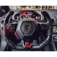 OKing3 Custom Made F1 Style Carbon Fiber (CFRP) Steering Wheel For Huracan LP580 LP610-4