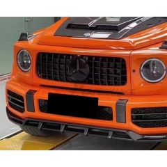 TopCar Style Dry Carbon Fiber Front Bumper Trims For Mercedes Benz G Class W464 AMG G63 2018-2024